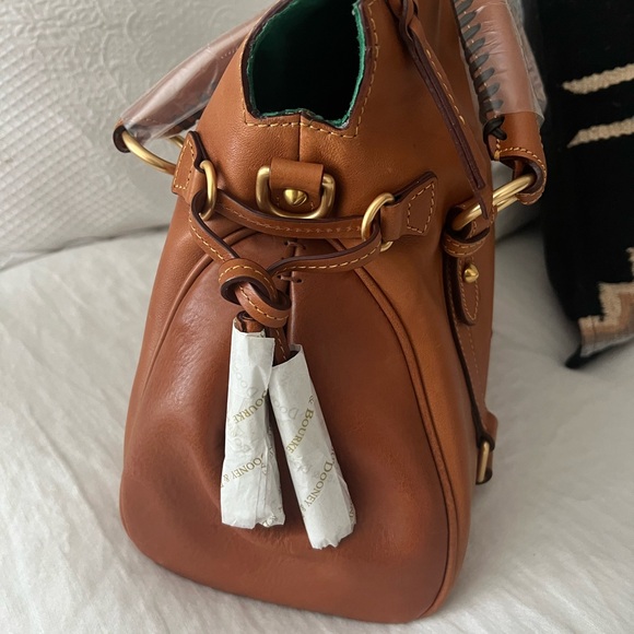 Dooney & Bourke Large Florentine Satchel Natural - Picture 6 of 13